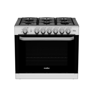 ESTUFA EMPOTRE GAS 80 CM MABE PLATA MERCURY EMC80130S0